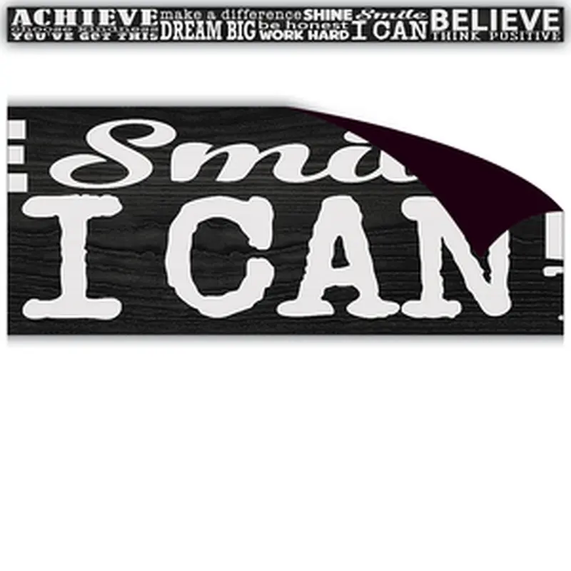 Teacher Created Modern Farmhouse Positive Sayings Magnetic Border (TCR 77566)
