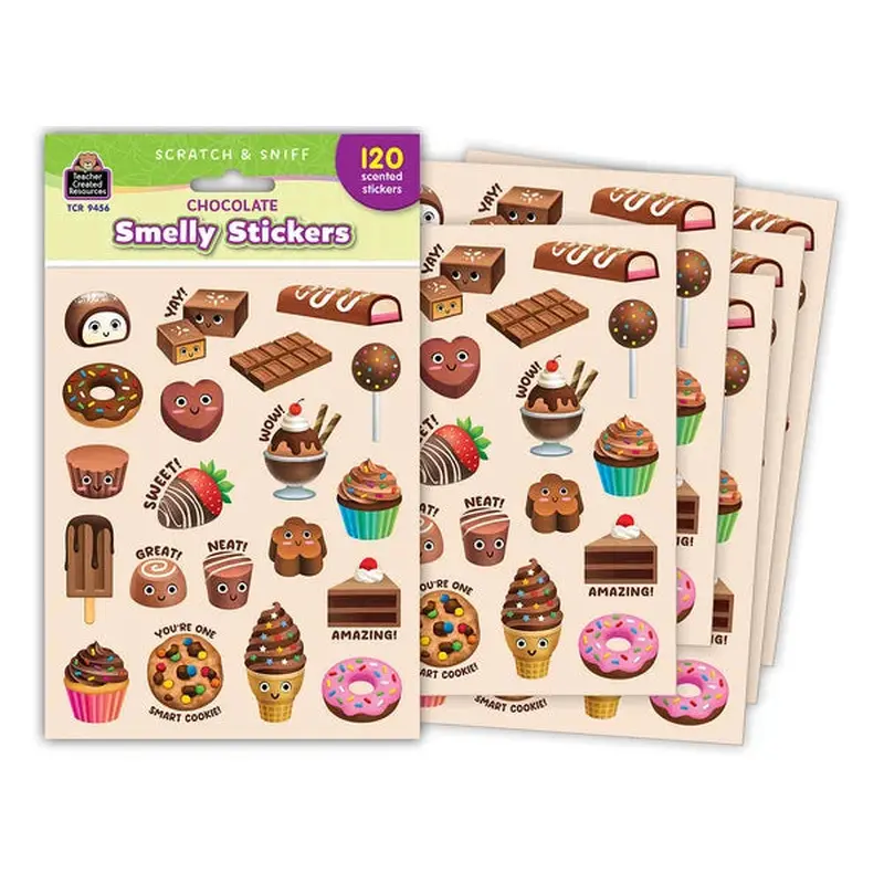 Teacher Created Resources Chocolate Smelly Stickers (TCR 9456)