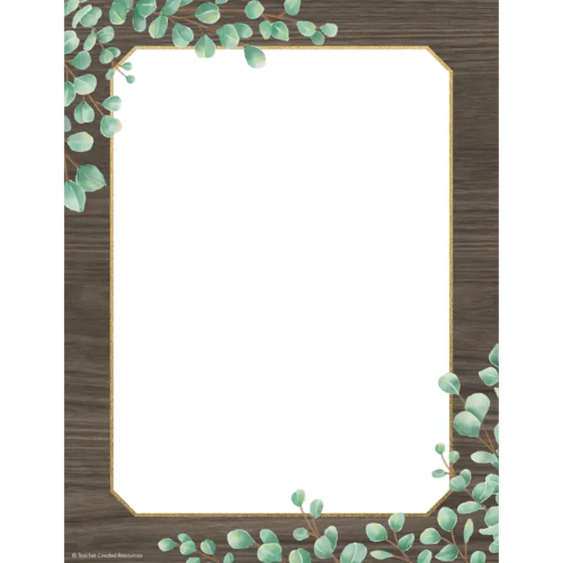 Teacher Created Resources Eucalyptus Computer Paper (TCR8699)