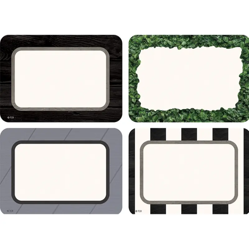 Teacher Created Resources Modern Farmhouse Name Tags/Labels - Multi Pack (TCR 8527)
