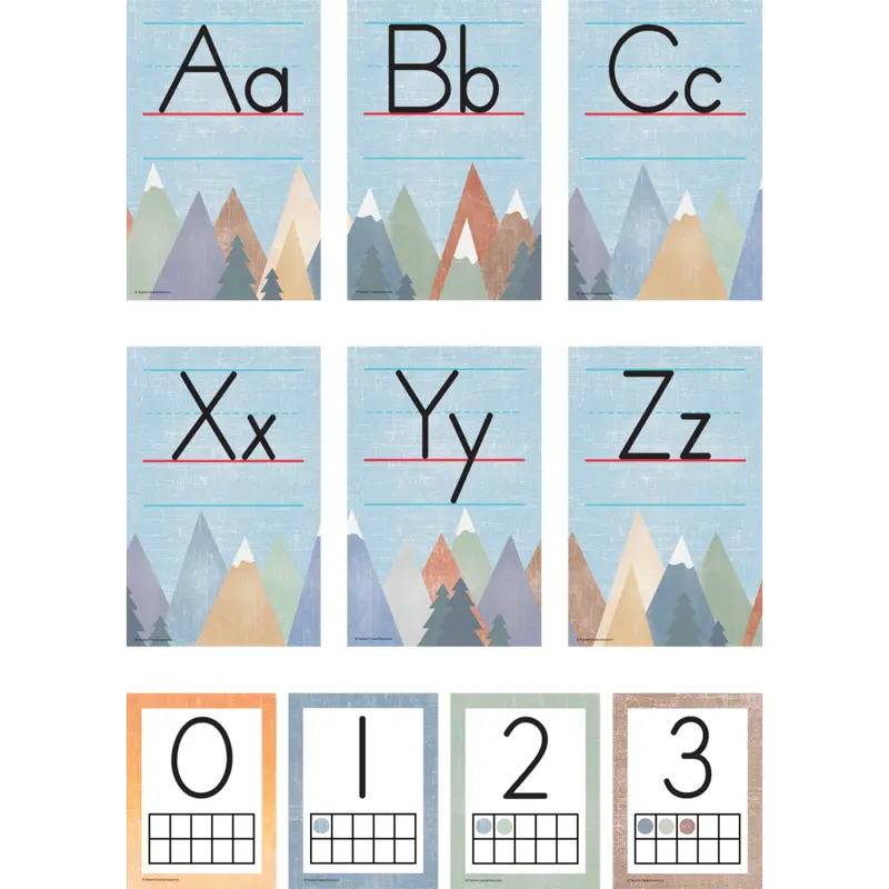 Teacher Created Resources Moving Mountains Alphabet Bulletin Board (TCR 9170)