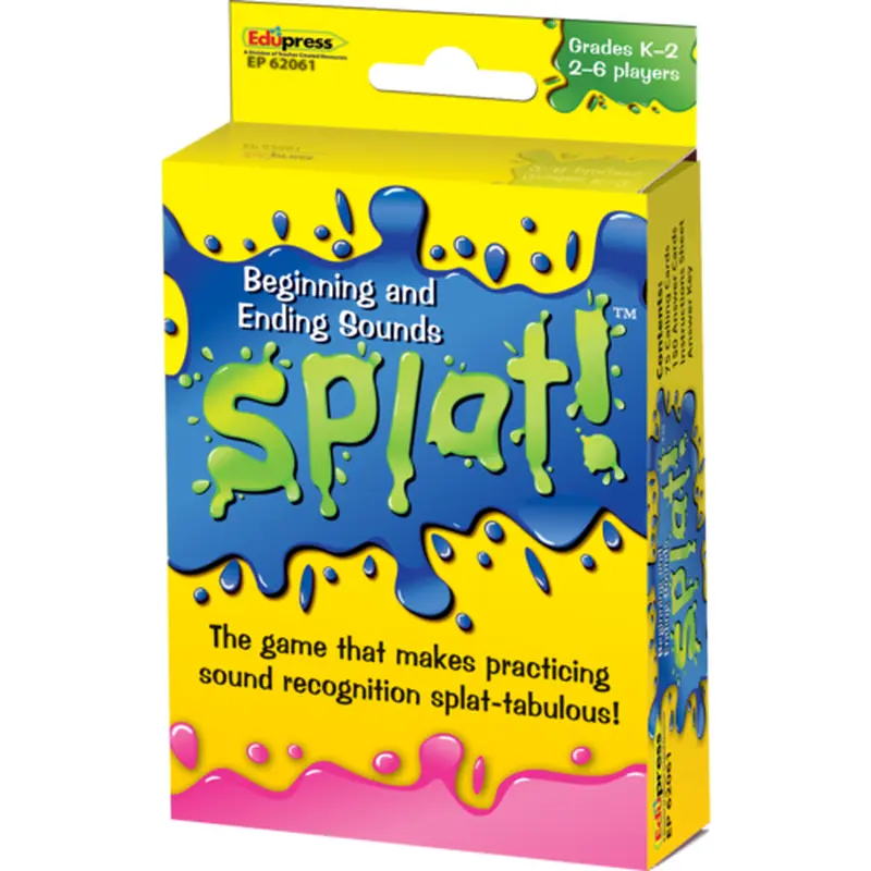 Teacher Created Resources Beginning and Ending Sounds Splat Game (TCR 62061)