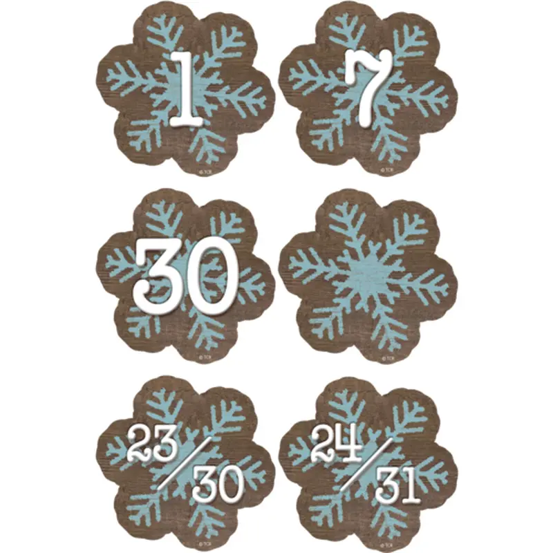 Teacher Created Resources Home Sweet Classroom Snowflakes Calendar Days (TCR8548)