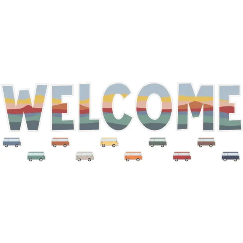 Teacher Created Resources Moving Mountains Road Trip Welcome Bulletin Board (TCR 9220)