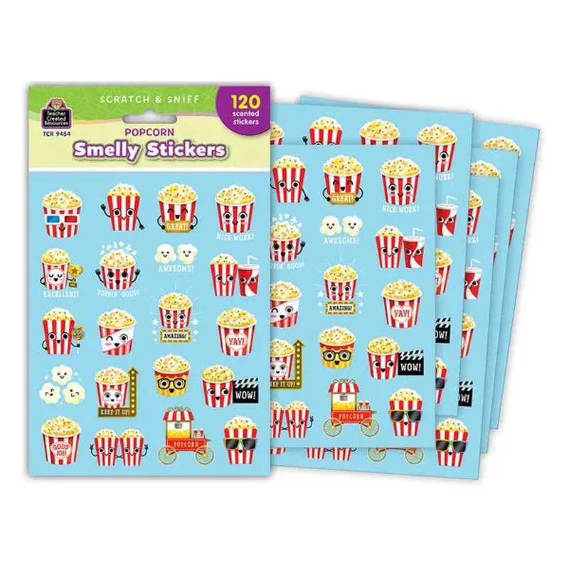 Teacher Created Resources Popcorn Smelly Stickers (TCR 9454)