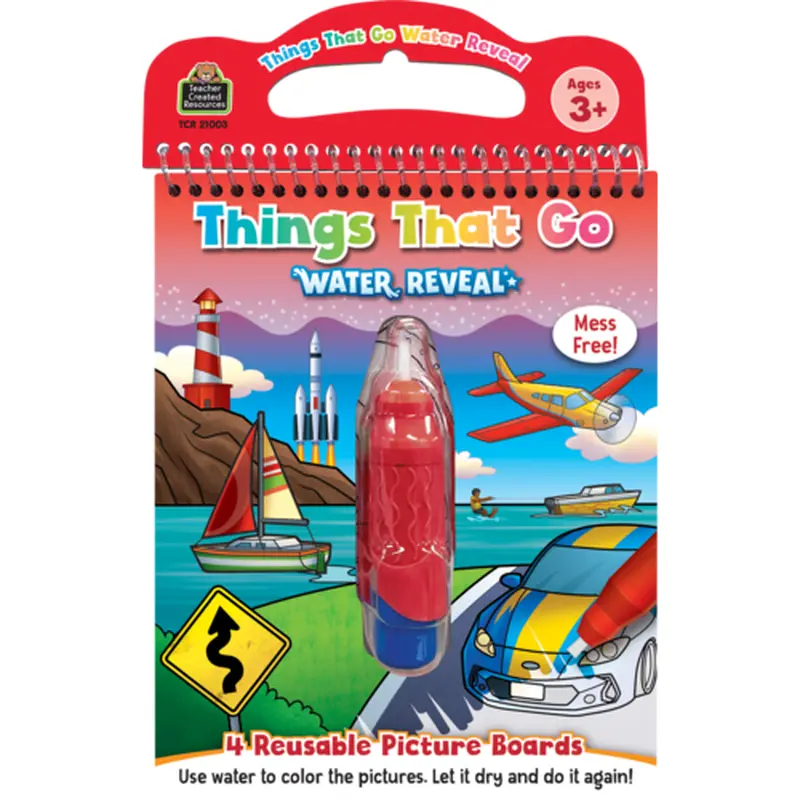 Teacher Created Things That Go Water Reveal Activity Book (TCR21003)