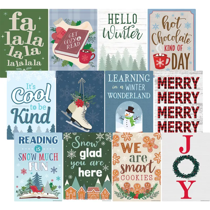 Teacher Created Winter Small Poster Pack (TCR 6110)
