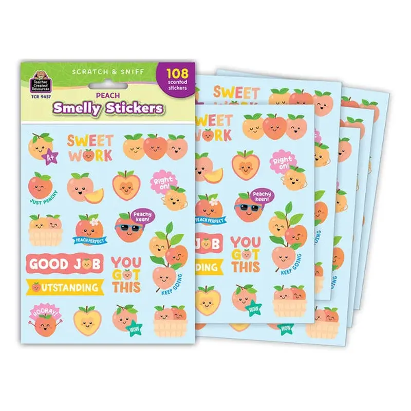 Teacher Created Resources Peach Smelly Stickers (TCR 9457)