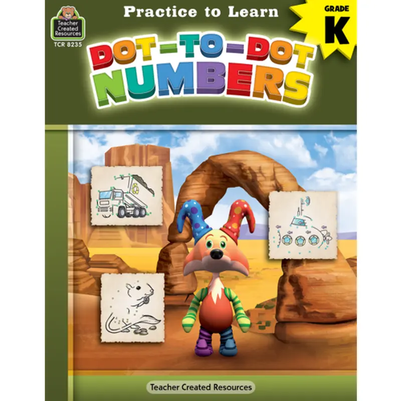 Teacher Created Resources Practice to Learn: Dot-to-Dot Numbers (TCR8235)