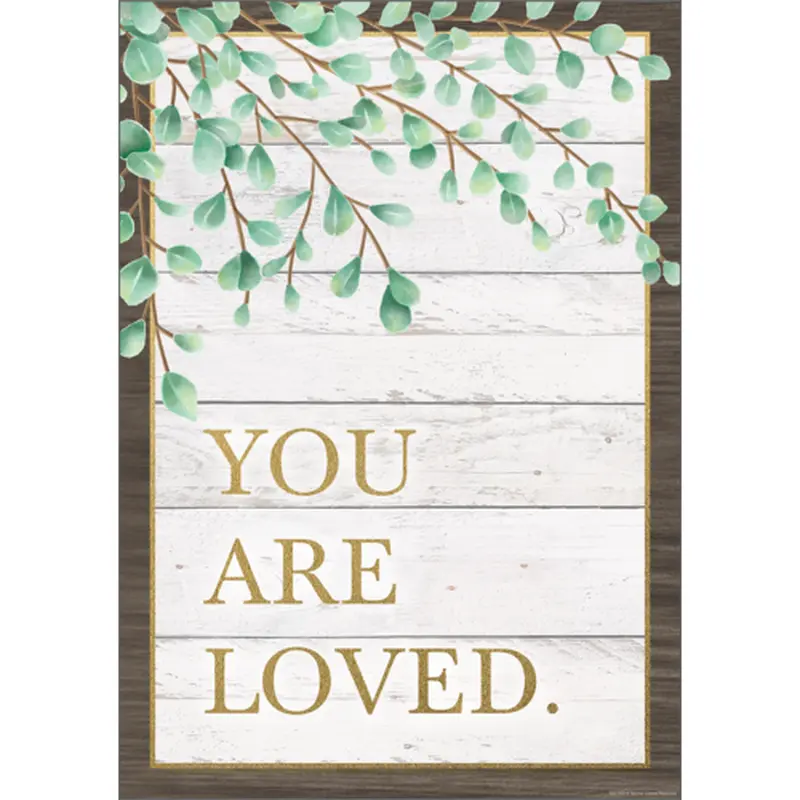 Teacher Created Resources You Are Loved Positive Poster 13" x 17"  (TCR7976)