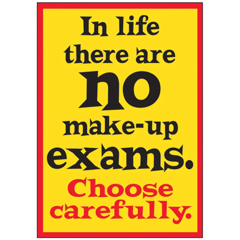 Trend In life there are no make ARGUS Poster