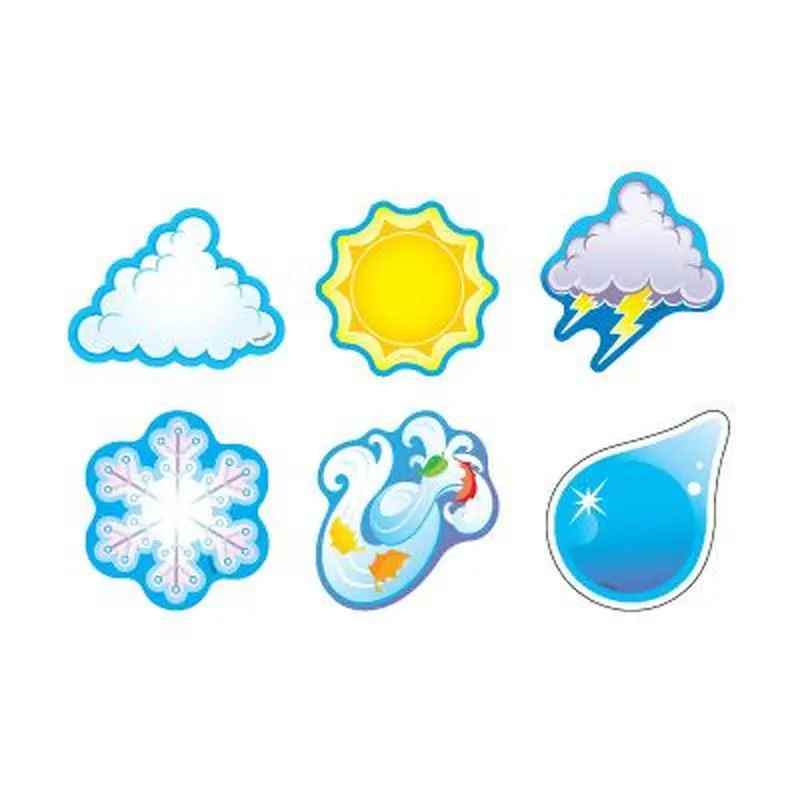 Trend Mini Accents, Weather Symbols, 36 Count (T 10817)