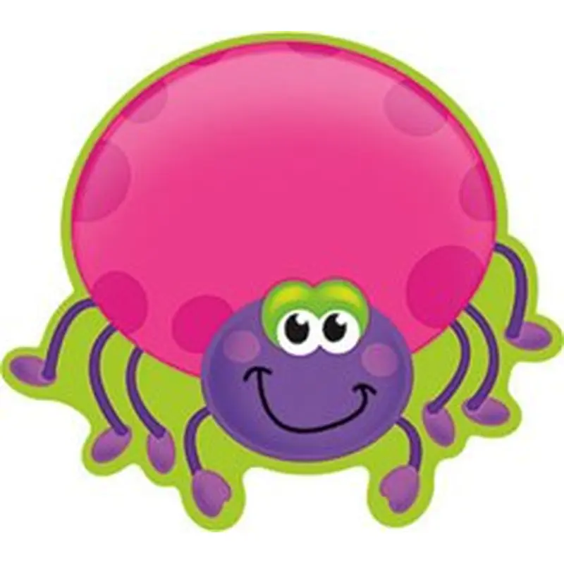 Trend Pink and Purple Smiling Spider Classic Accent  (T 10053)