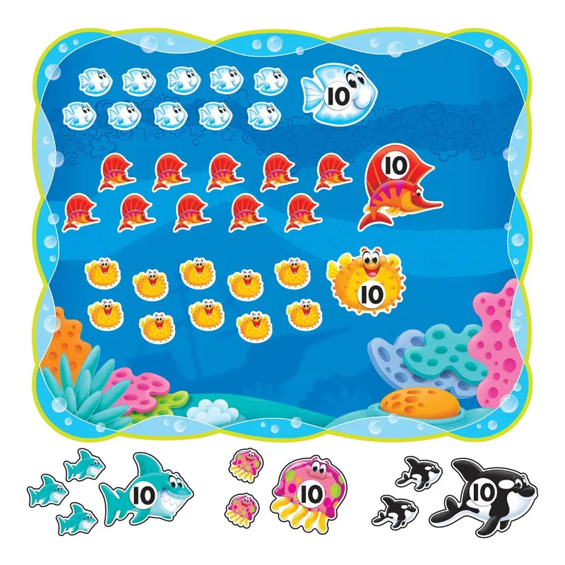 Trend Sea Buddies 0-120 Bulletin Board Set (T-8308)