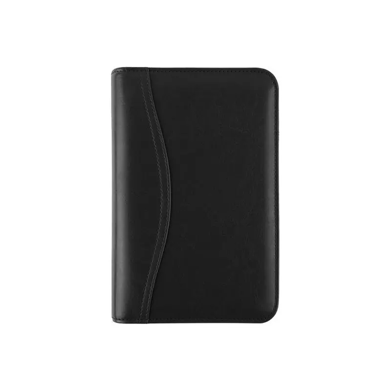 AT-A-GLANCE Faux Leather Undated Starter Set, Portable Size, Black