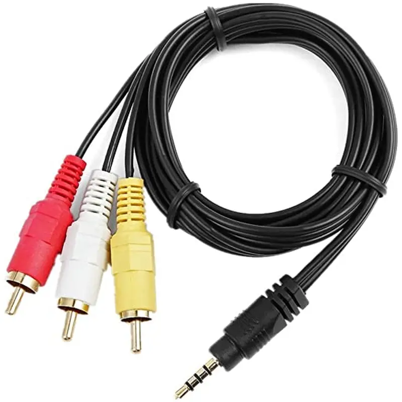 AUDIO VIDEO CABLES - RCA TO RCA  AV  L/R(M) STEREO, 150CM