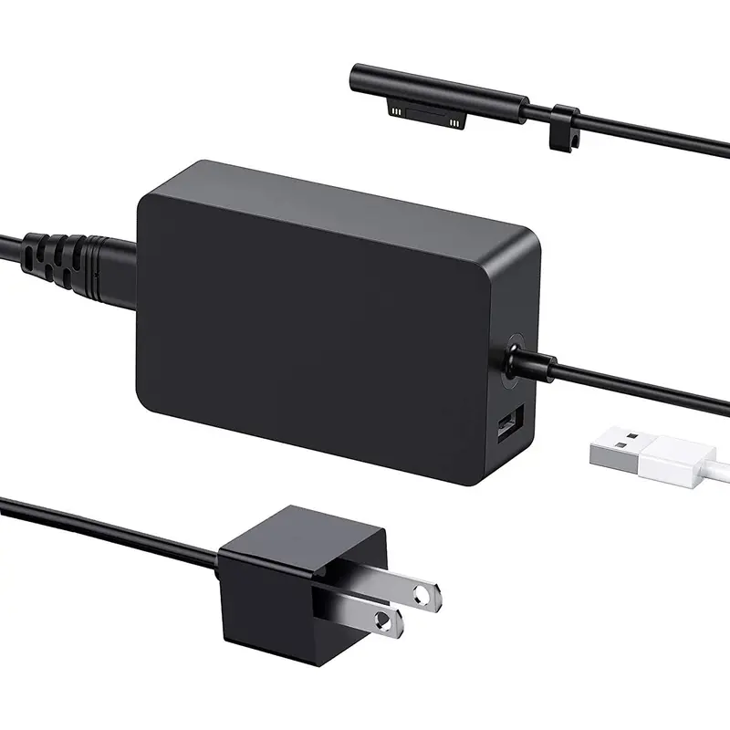 Surface Pro Charger 65W for Surface Pro 3/4/5/6/7 Power Supply Adapter (6.6 Ft Cord)