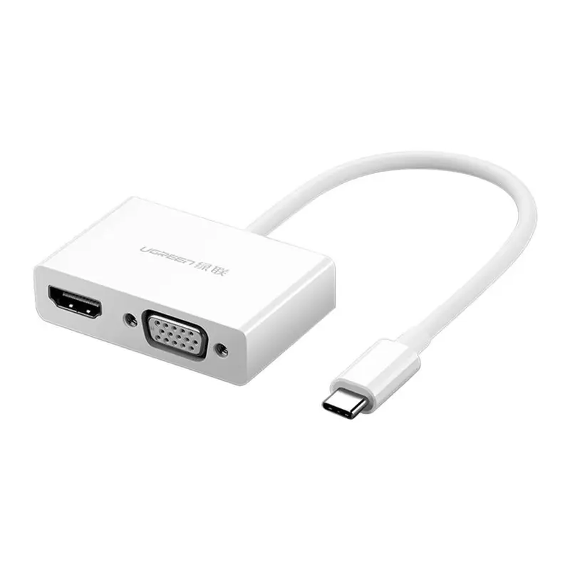 UGREEN USB TYPE C TO HDMI   VGA CONVERTER (WHITE)