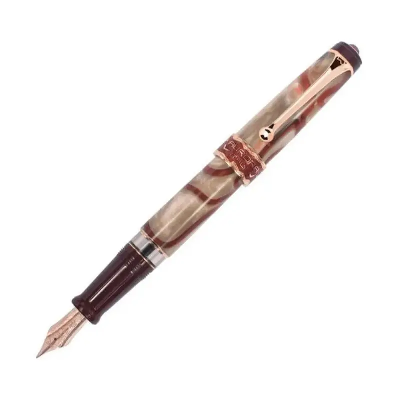Aurora Oceania Fountain Pen with Rose Gold Trim (Limited Edition)Extra Fine