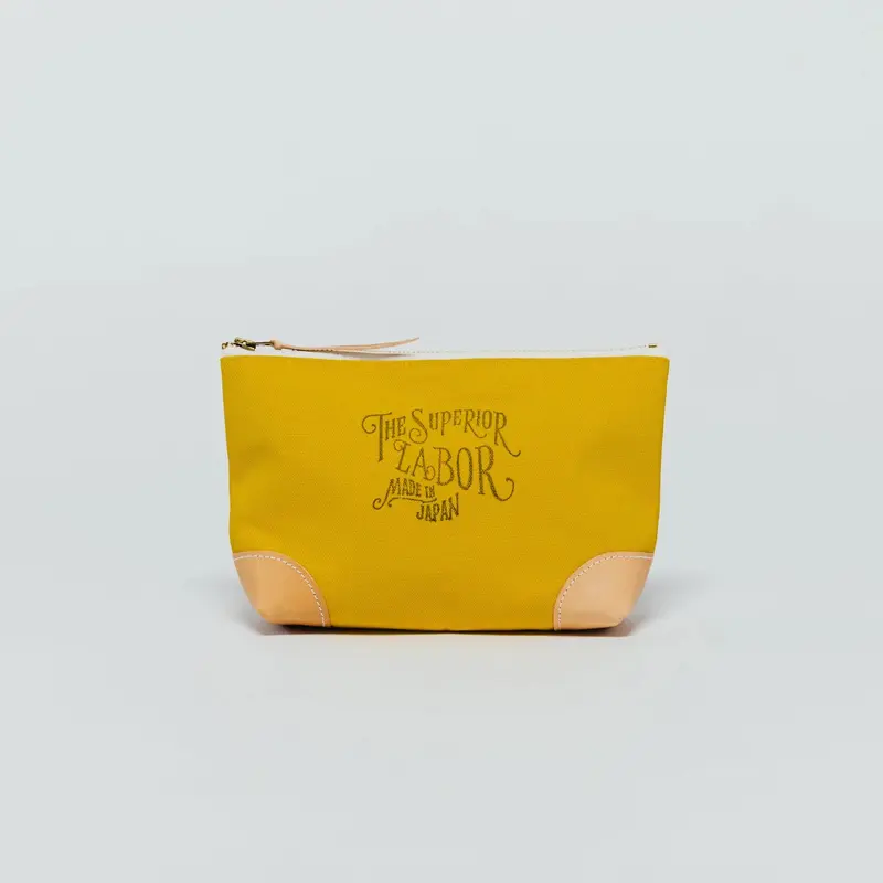 The Superior Labor #03 Color Canvas Pouch - Mustard