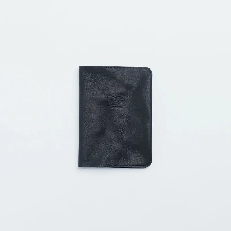 The Superior Labor B6 Oil Leather Notebook Cover - Black