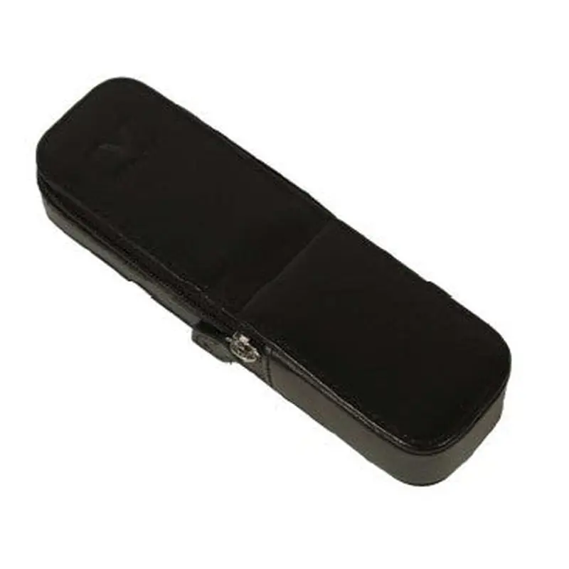 Visconti Classic Leather 2 Pen Pouch - Black