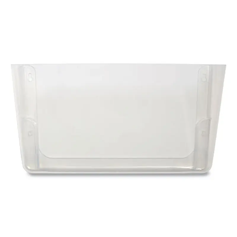 Unbreakable Plastic Wall File, Letter Size, 13" X 3.69" X 7.16", Clear