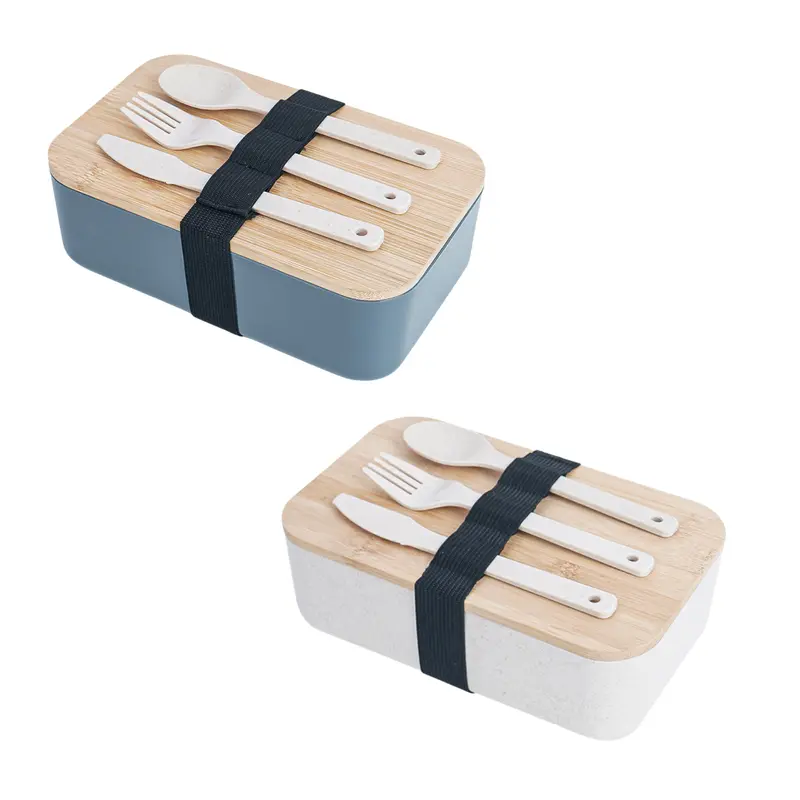 Bamboo Lid Lunch Box Set (Deliver in 4-6 weeks)