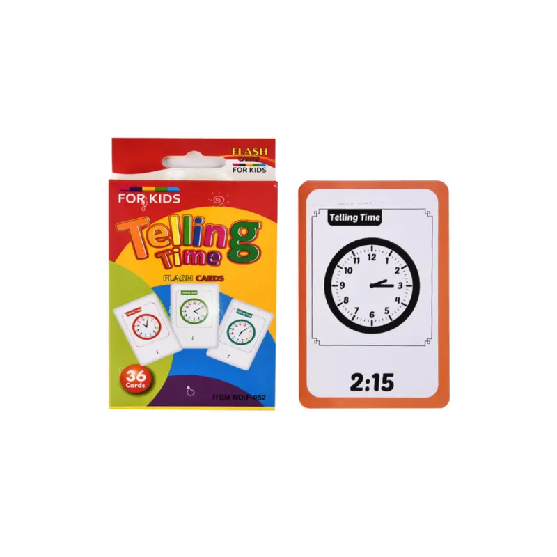 Telling Time Flash Cards
