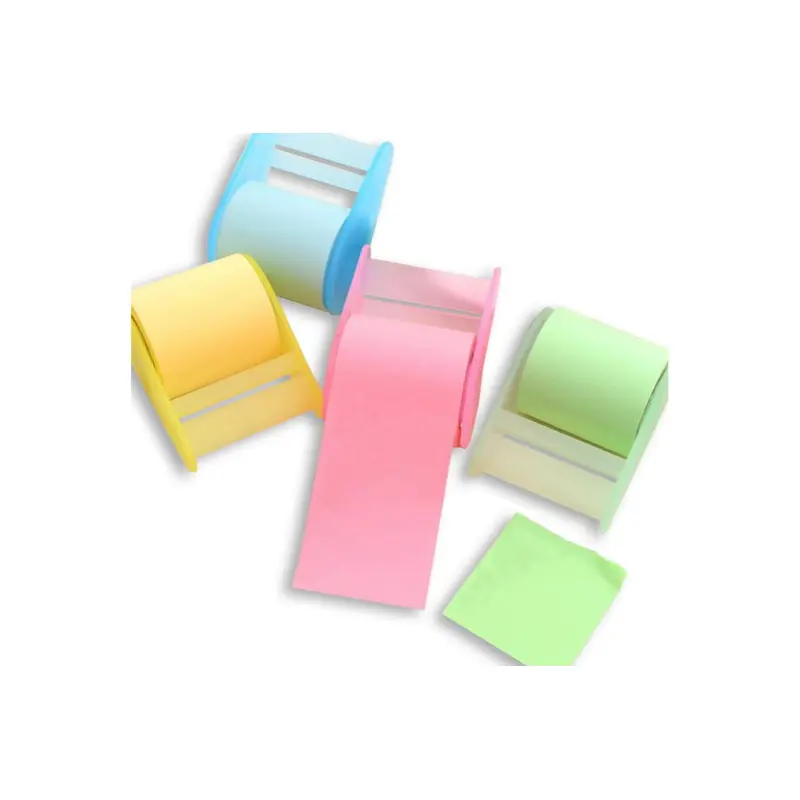 Tearable Sticky Notes in Tape HolderAssorted