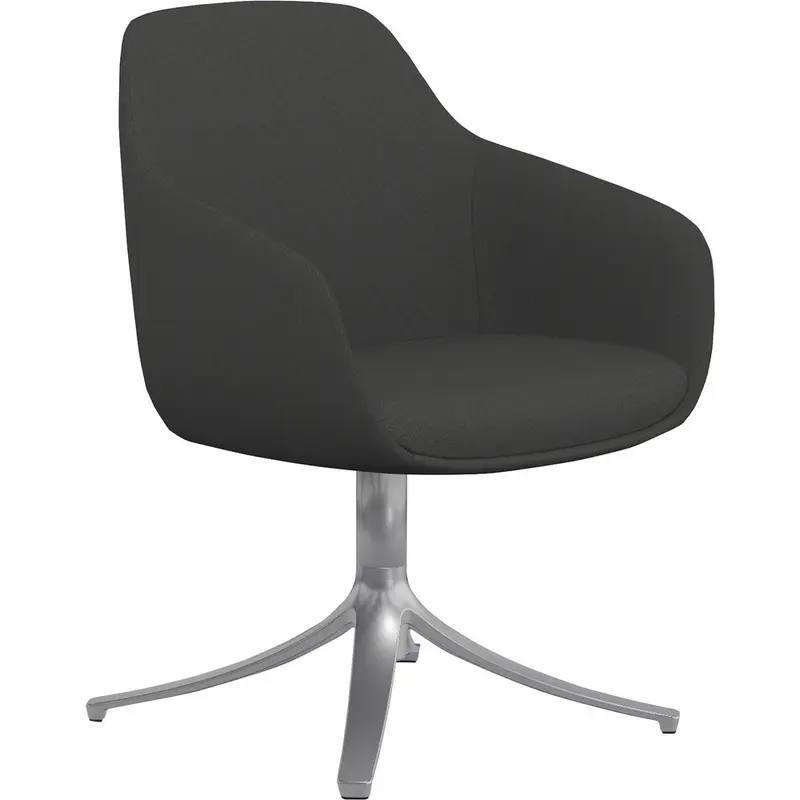 9 to 5 Seating Lilly Swivel Base Fabric Lounge Chair [SKU - NTF9134GTSFDO]EA