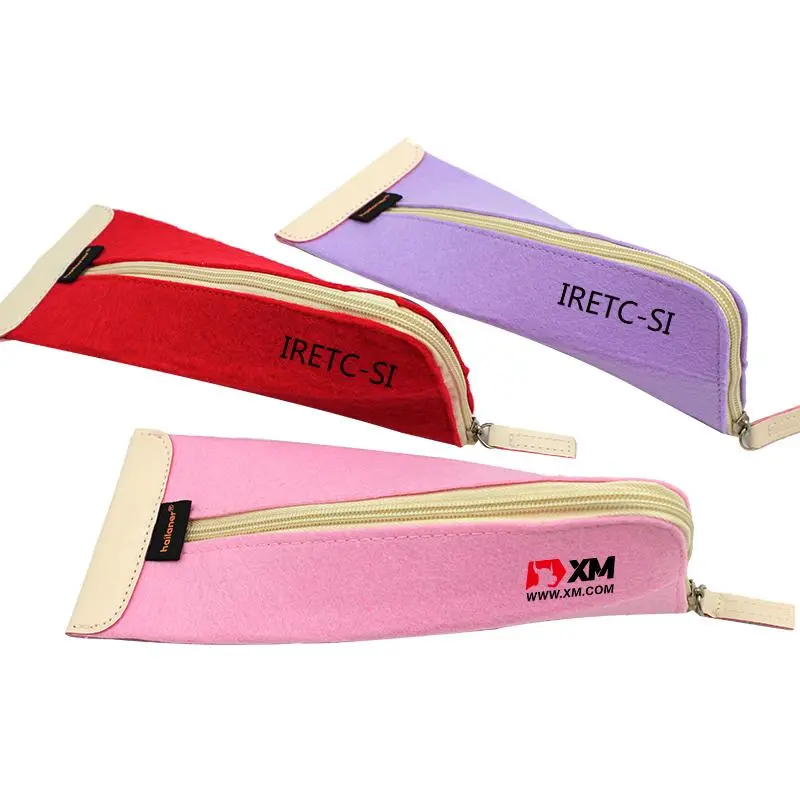Triangular Felt Pencil Case500 