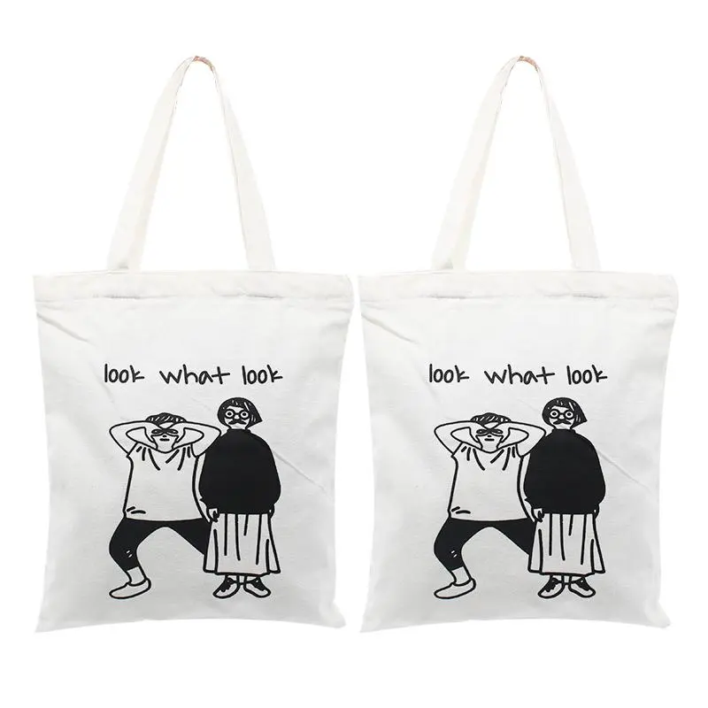 Zippered Canvas Tote Bag 39.3*34.6*2cm500 