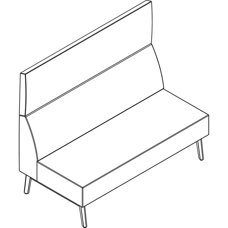 Arold Hip Hop Collection High Back Straight Chair [SKU - AROHC60HW20W4N]EA