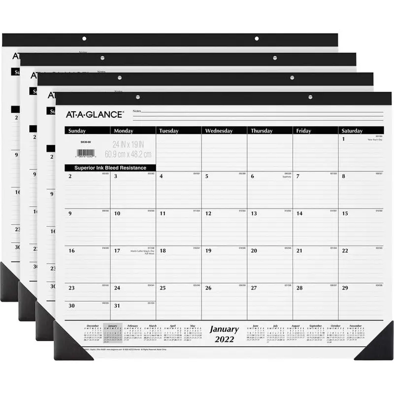 At-A-Glance Classic Monthly Desk Pad [SKU - AAGSK3000BD]BD