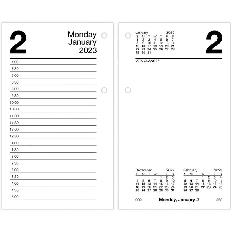At-A-Glance Recycled Desk Calendar Refill [SKU - AAGE717R50]EA