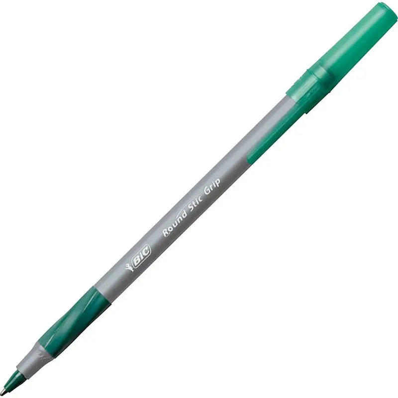BIC Round Stic Grip Ballpoint Pen [SKU - BICGSMG11GN]DZ