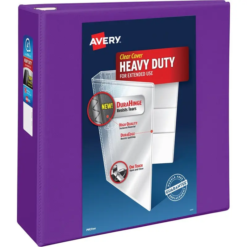 Avery Heavy-Duty View Purple 4" Binder (79813) [SKU - AVE79813]EA