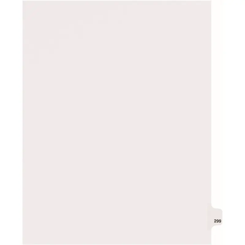 Avery Side Tab Individual Legal Dividers [SKU - AVE82515]PK