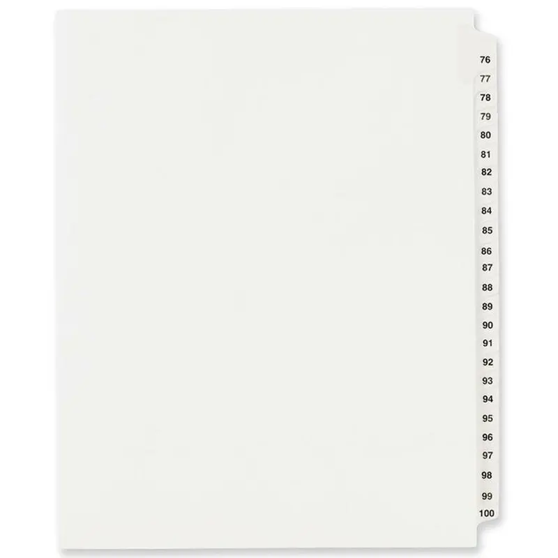 Avery Standard Collated Legal Exhibit Divider Sets - Avery Style [SKU - AVE01333]ST
