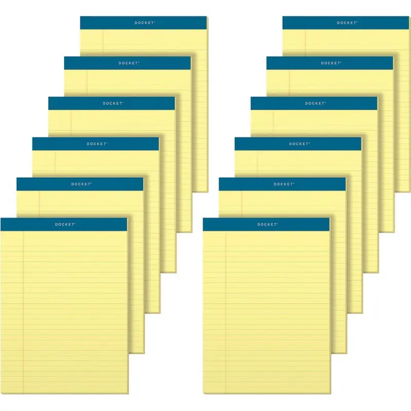 TOPS Docket Letr-Trim Legal Rule Canary Legal Pads [SKU - TOP63400]PK