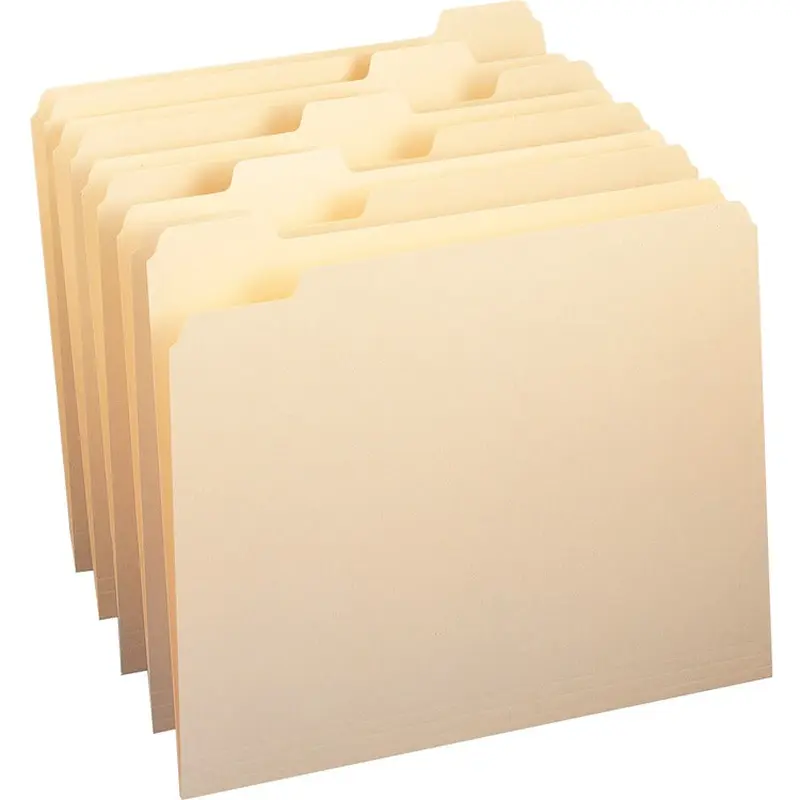 Smead 1/5 Tab Cut Letter Recycled Top Tab File Folder [SKU - SMD10350]BX