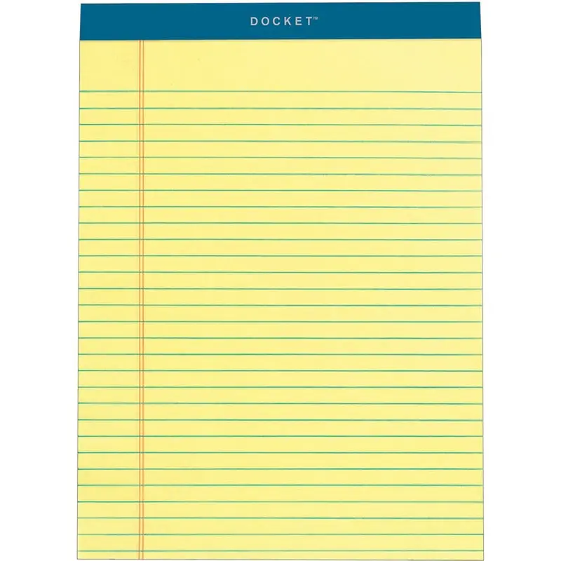 TOPS Docket Legal Rule Writing Pads [SKU - TOP63406]PK