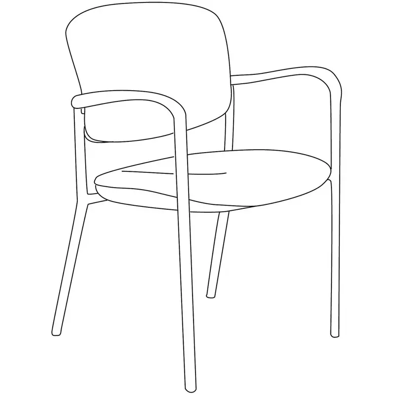 United Chair Brylee Fixed Arms Guest/Stack Chair [SKU - UNCBR32CTP04]EA