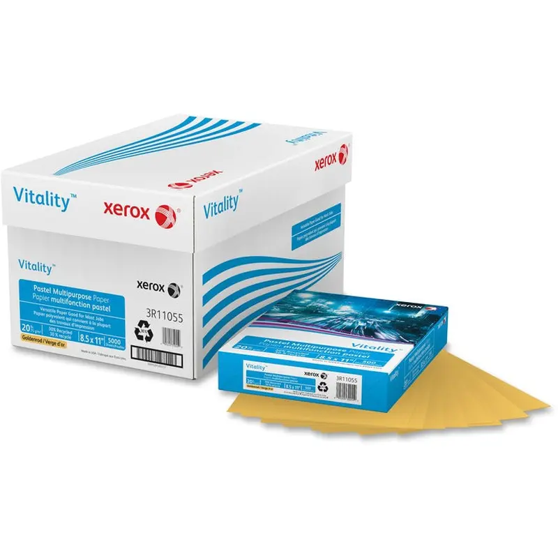 Xerox Vitality Pastel Multipurpose Paper - Goldenrod [SKU - XER3R11055]RM