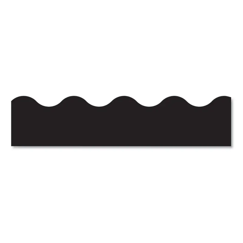 Terrific Trimmers Solid Colors Board Trim, 2.25  x 39 ft, Black