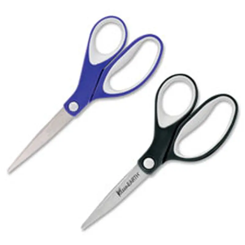 Scissors, Straight, 7", Softhandle, Black