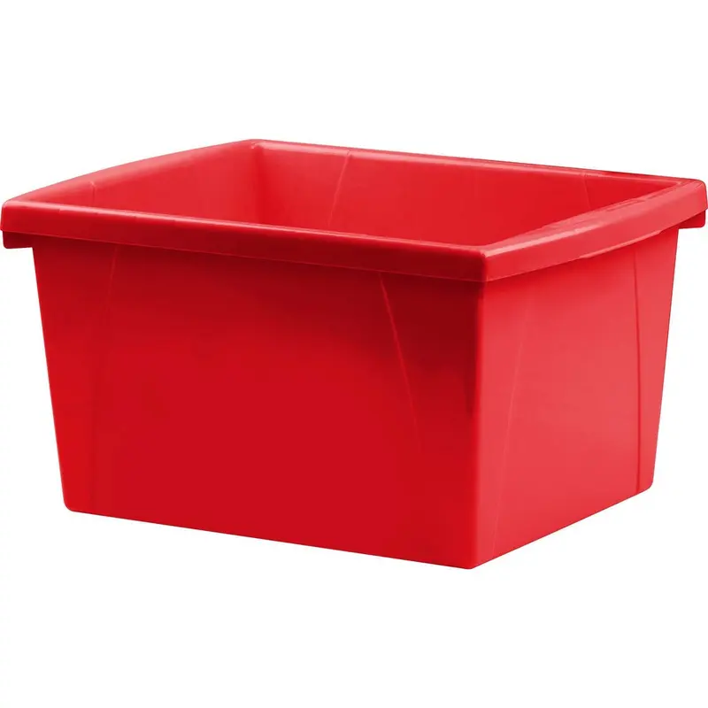 Storex Teal 4 Gallon Storage Bin