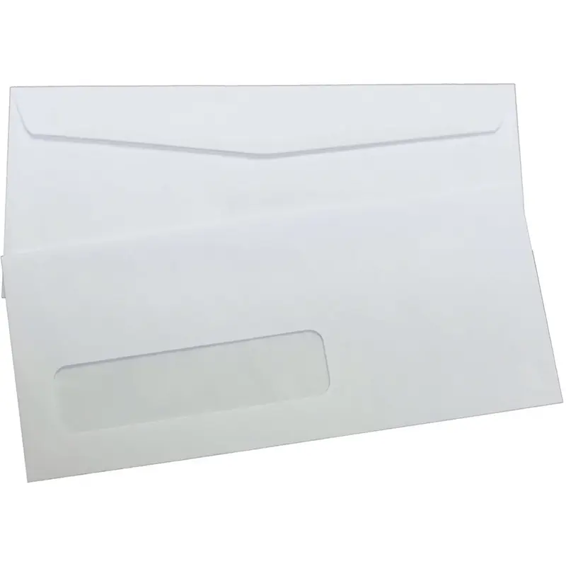 Supremex Envelope - Plain - #9 - 9 1/8" Width x 3 7/8" Length - 24 lb - Gummed Flap - 500 / Box - White Wove