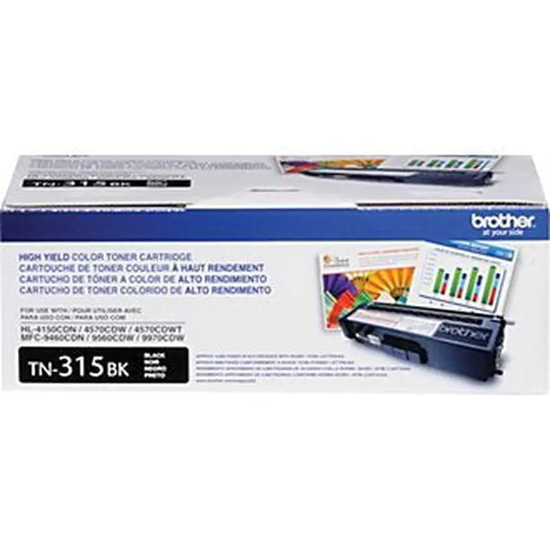 TN315BK BROTHER TN315BK HIGH YIELD TONER CARTRIDGE  BLACK